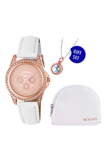 Tikkers Sparkle Watch & Necklace Purse Gift Set