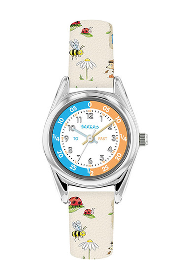 Tikkers x RSPB Wild Things Printed Strap Kids Time Teacher Watch