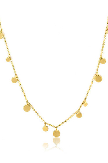 Ania Haie Geometry Mixed Discs Necklace N005-01G