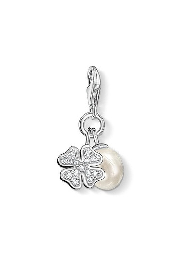 Thomas Sabo Charm Pendant Cloverleaf With Pearl CC831