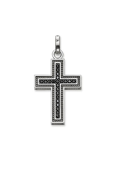 Thomas Sabo Pendant Black Cross Pavé TPE530BCZ