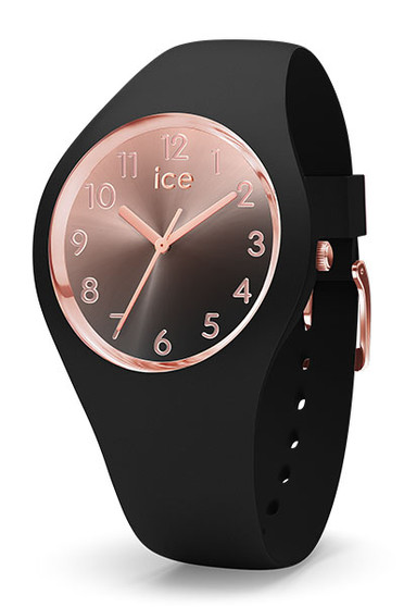 Ice Sunset Rose Gold/Black 34mm Small Watch 15746