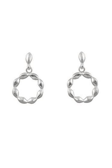 Ichu Detailed Circle Drop Earrings JP1907