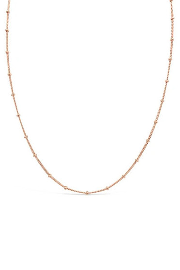 Ichu Ball Chain Rose Gold Choker Necklace JP8004RG