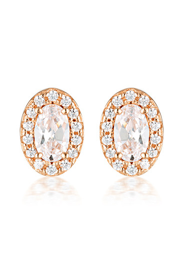 Georgini Aurora Glow Earrings Rose Gold IE973RG