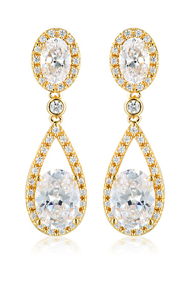 Georgini Aurora Radience Earrings Gold IE980G
