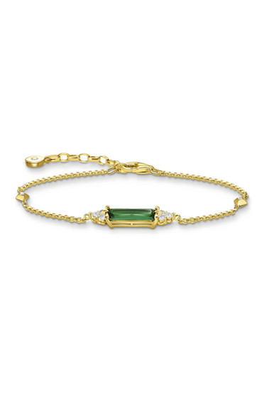 Thomas Sabo Bracelet Green Stone Gold TA2018GY