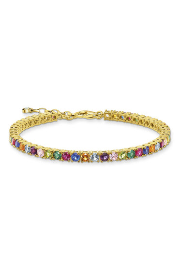Thomas Sabo Bracelet Colourful Stones Gold TA2020MCY