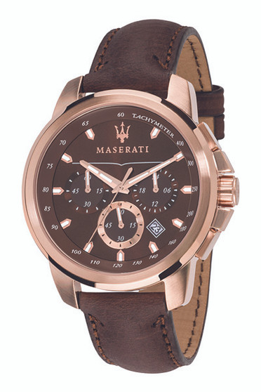 Maserati Successo 44mm Brown Watch R8871621004