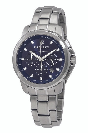Maserati Successo 44mm Blue Watch R8873621002
