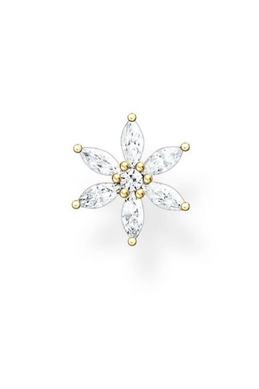 Thomas Sabo Single Ear Stud Flower Gold TH2196Y