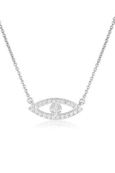 Georgini Rock Star Evil Eye Pendant Silver IP848W