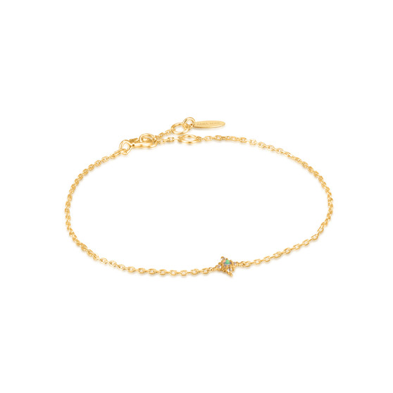 Ania Haie 14KT Gold Opal and White Sapphire Star Bracelet BAU001-01YG