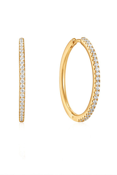 Ania Haie Gold Glam Hoop Earrings E037-07G