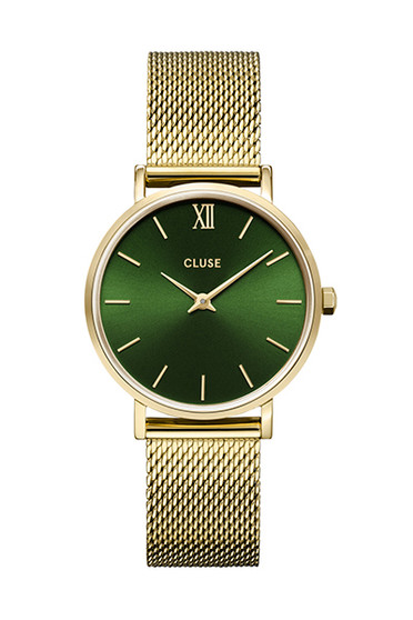 CLUSE Minuit Mesh Green/Gold CW10206 