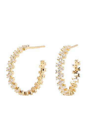 PDPAOLA Crown Gold Earrings AR01-579-U