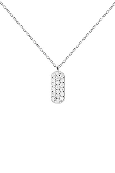 PDPAOLA Icy Silver Necklace CO02-483-U