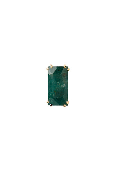 PDPAOLA Maiko Moss Agate Single Earring