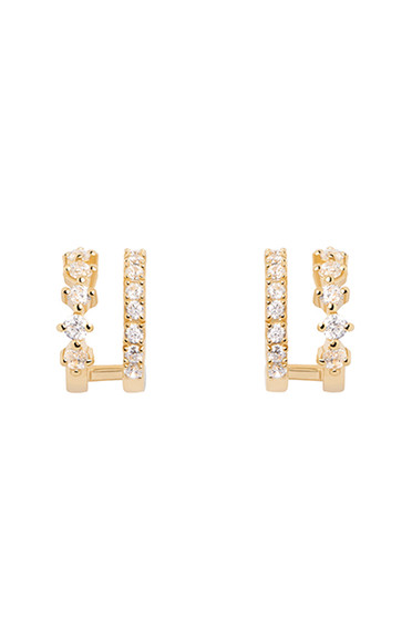 PDPAOLA Rubi Gold Earrings