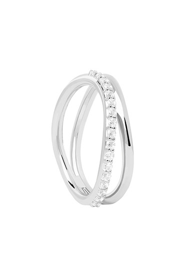 PDPAOLA Twister Silver Ring AN02-844