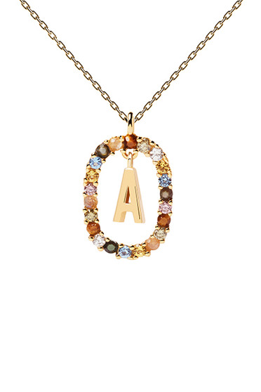 PDPAOLA Letter A Necklace