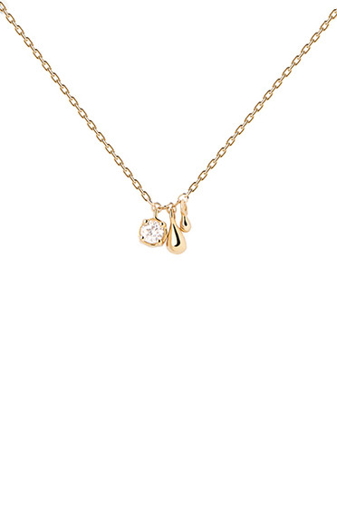 PDPAOLA Water Gold Necklace CO01-602-U