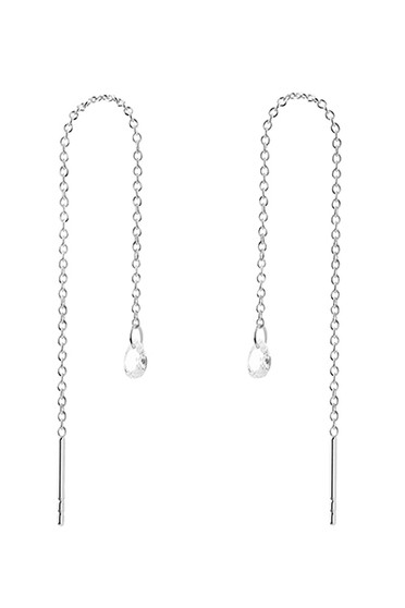 PDPAOLA Waterfall Silver Earrings AR02-876-U