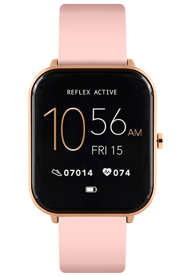 Reflex Active Series 15 Rose Gold Case Pink Silicone Strap RA15-2146