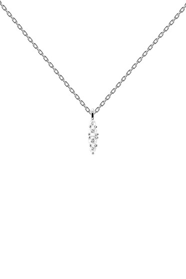 PDPAOLA Gala Silver Necklace CO02-675-U