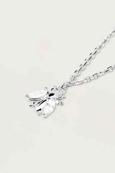 PDPAOLA Buzz Silver Necklace CO02-233-U