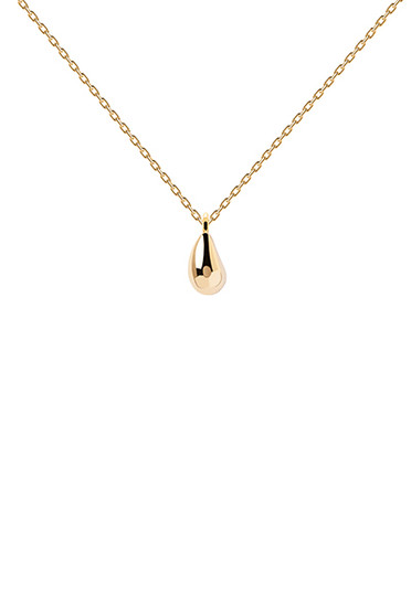 PDPAOLA Drop Gold Necklace CO01-497-U