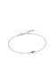 Ania Haie Silver Turquoise Wave Bracelet