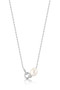 Ania Haie Silver Pearl Link Chain Necklace