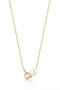 Ania Haie Gold Pearl Link Chain Necklace