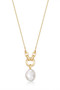 Ania Haie Gold Pearl Sparkle Pendant Necklace