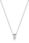 Ania Haie Silver Smooth Twist Pendant Necklace