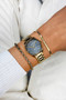 CLUSE Feroce Mini Watch Blue Pearl/Gold Link CW11707