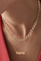 Rachel Jackson Art Deco Mama Necklace Gold ALMNGP