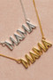 Rachel Jackson Art Deco Mama Necklace Gold ALMNGP