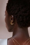 Rachel Jackson Bevelled Hexagon Hoop Earrings HXPE4GP