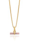 Rachel Jackson Mini Rose T-Bar Necklace TBN24RHGP