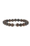 Steel & Barnett Stones Basic Matt Bronzite 8mm grounding matte stone bracelet SBB/011