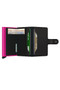 Secrid Miniwallet Matte Black & Fuchsia Wallet SC4192