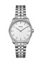 Cluse Feroce Petite Silver / Silver Linen Link Watch CW11219 