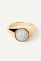 PDPAOLA Pave Moon Ring AN01-B21