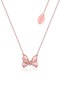 Precious Metal Minnie Mouse Bow Necklace