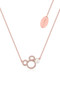 Precious Metal Mickey Mouse Pearl CZ Necklace