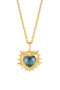 Rachel Jackson Electric Love December Birthstone Heart Necklace EGHN5BTGP