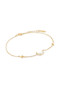 Ania Haie 14kt Gold Diamond and Mother Of Pearl Moon Bracelet BAU008-01YG