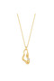 Ania Haie Gold Twisted Wave Drop Pendant Necklace N050-01G